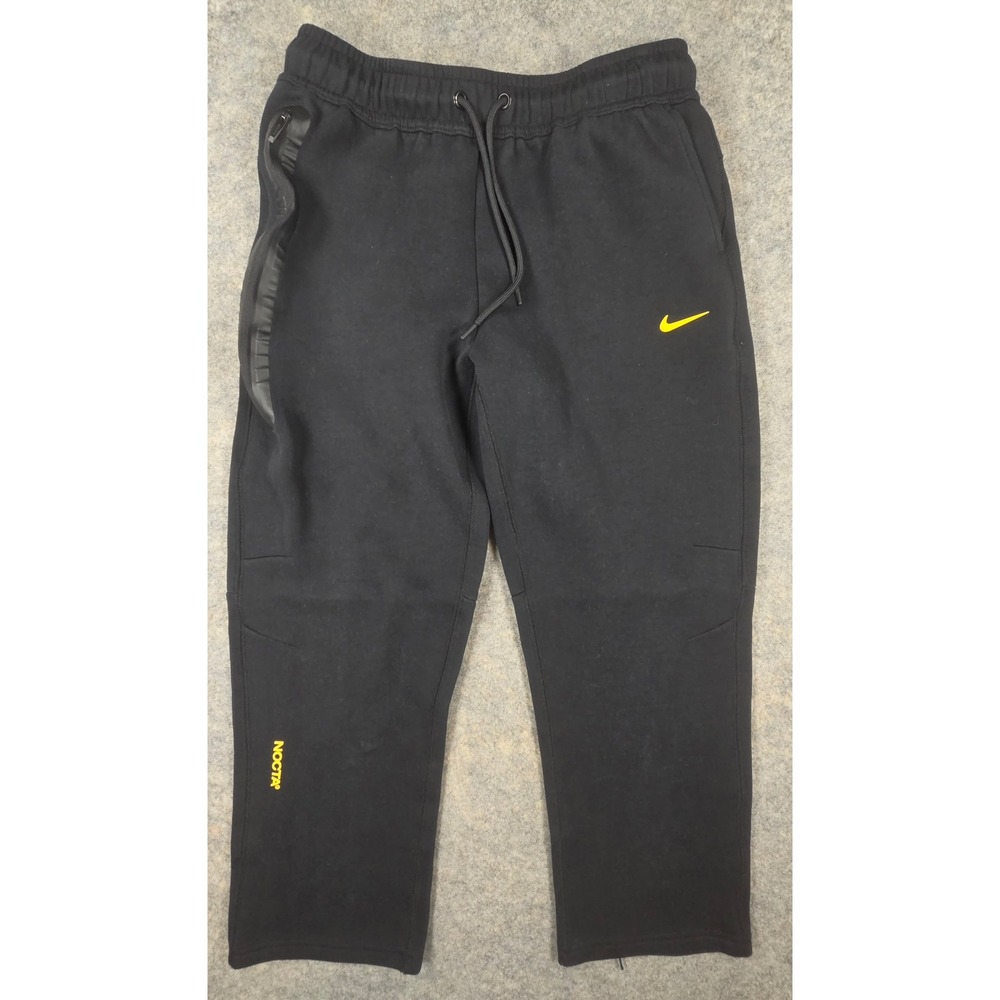 Nike NOCTA Tech Fleece Sweatpants Black University Gold XL DJ1195-010